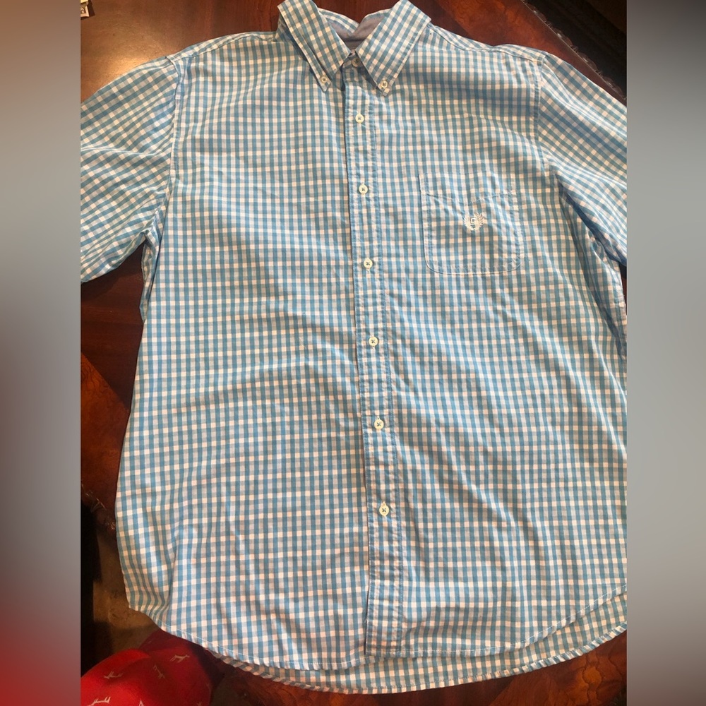 Chaps mens short‎ sleeve dress shirt size x-large